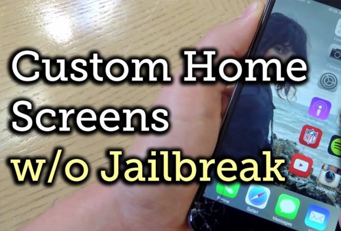 Cómo personalizar la pantalla de inicio del iPhone sin Jailbreak