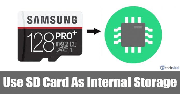A continuación se explica cómo usar la tarjeta SD como almacenamiento interno en Android