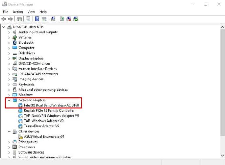 Cómo solucionar los errores del adaptador de red en Windows 10 Cómo solucionar los errores del adaptador de red en Windows 10