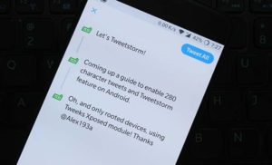 Cómo activar la función Tweet Storm en la aplicación de Twitter en Android