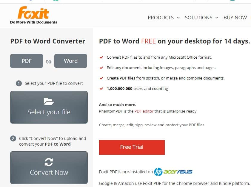 Los 15 mejores convertidores en línea de PDF a Word 2020