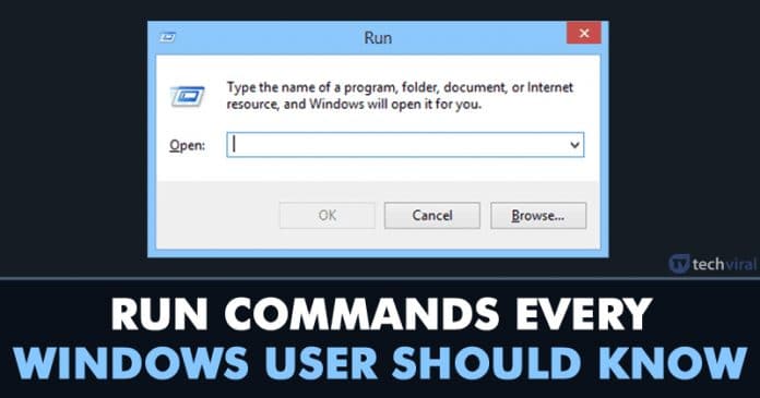 30 comandos de ejecución que todo usuario de Windows debería saber
