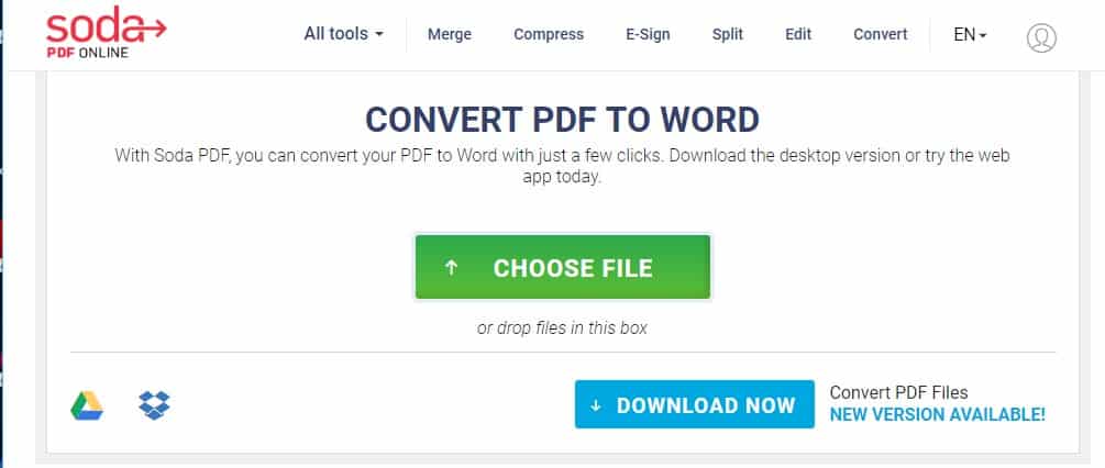 Los 15 mejores convertidores en línea de PDF a Word 2020