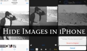 Cómo ocultar imágenes en el iPhone sin ninguna aplicación