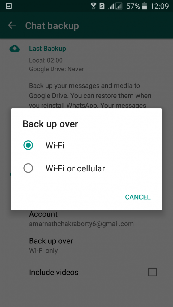 Cómo mantener seguros los datos de WhatsApp con Google Drive