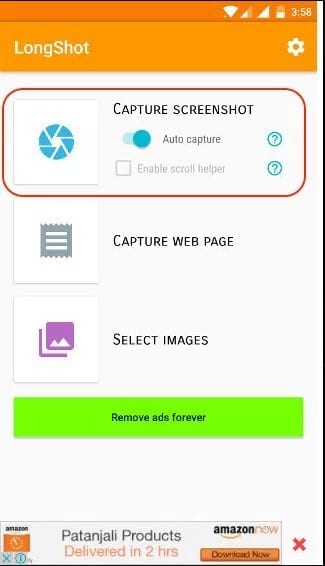 Cómo hacer una captura de pantalla de largo recorrido en cualquier Android