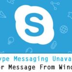 Cómo solucionar el mensaje de error "La mensajería de Skype no está disponible".