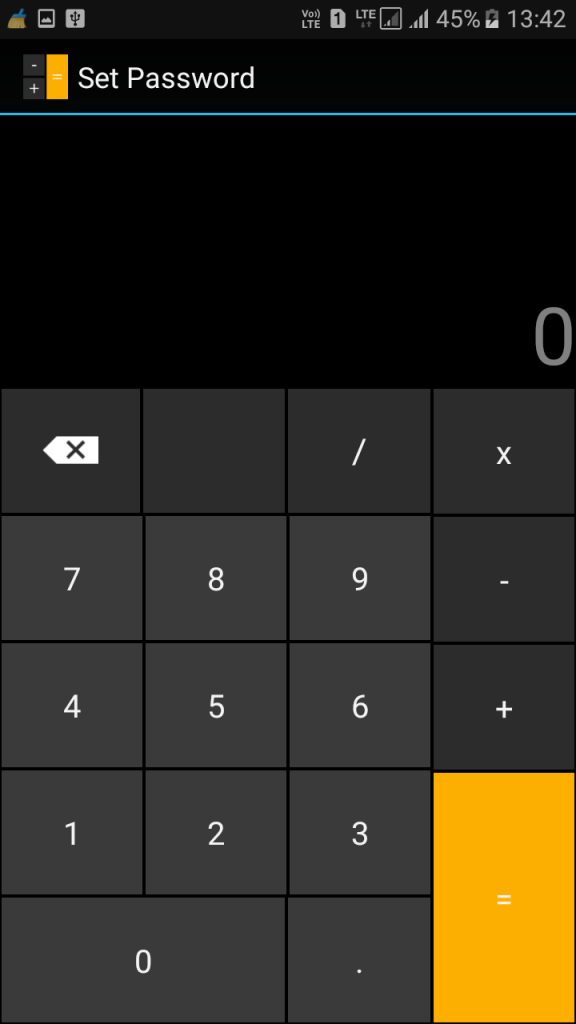 Cómo ocultar archivos y carpetas dentro de la calculadora en Android