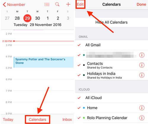 Cómo detener el spam del calendario iCloud invita