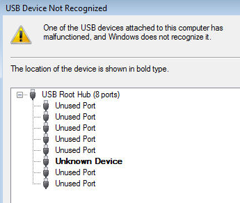 Cómo reparar un dispositivo USB que no reconoce un error en Windows