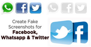 Cómo crear capturas de pantalla falsas para Facebook, Whatsapp, Twitter, etc.