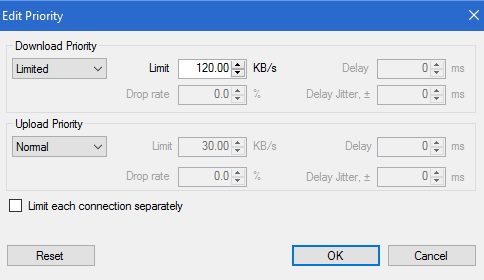 Cómo limitar el ancho de banda a ciertas aplicaciones en Windows 10
