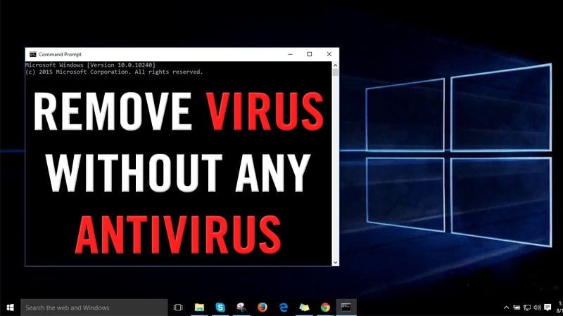 Cómo eliminar el virus de la computadora sin ningún antivirus
