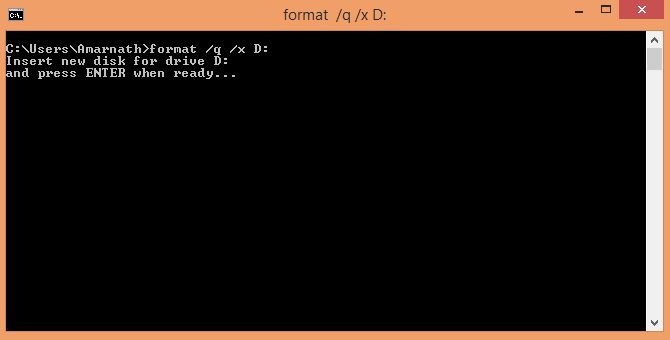 Cómo formatear el pendrive usando el símbolo de comando en Windows
