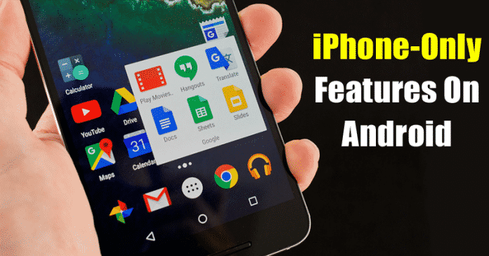 5 funciones exclusivas para iPhones que puedes tener en Android ahora mismo!