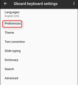 Cómo añadir una fila de números persistentes al teclado del Android