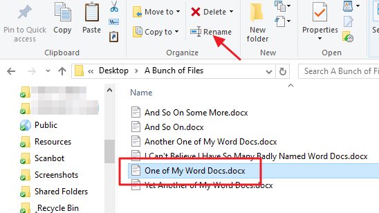 Cómo cambiar el nombre de los archivos por lotes en Windows