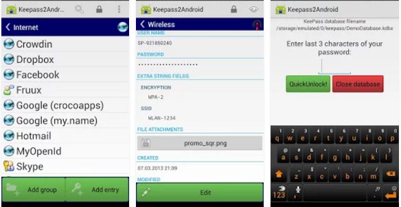 Las 5 mejores aplicaciones de KeePass Companion para Android