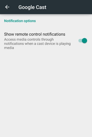 Cómo deshabilitar la notificación del control remoto del hogar de Google en Android
