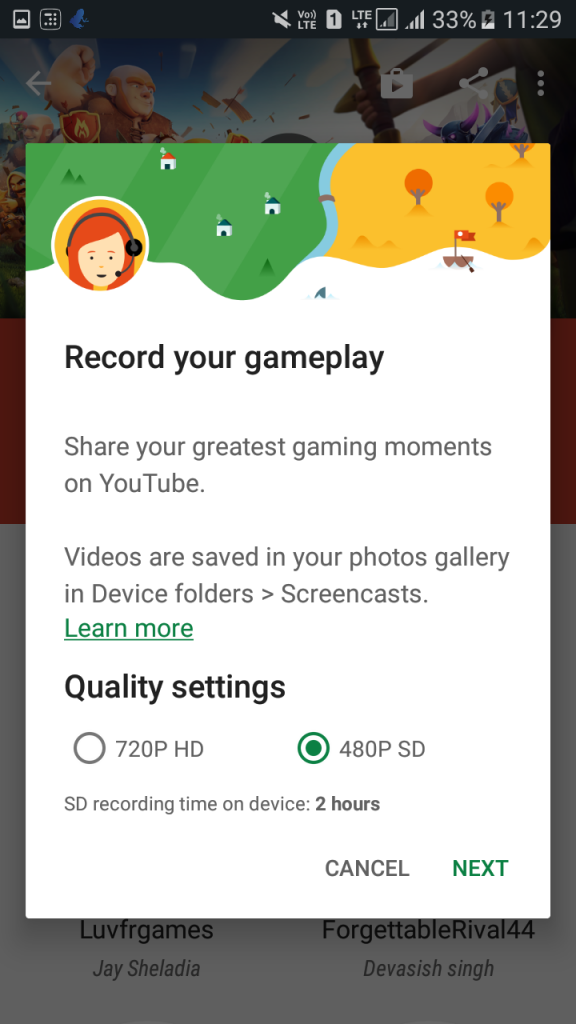 Cómo grabar GamePlay en Android en 2020