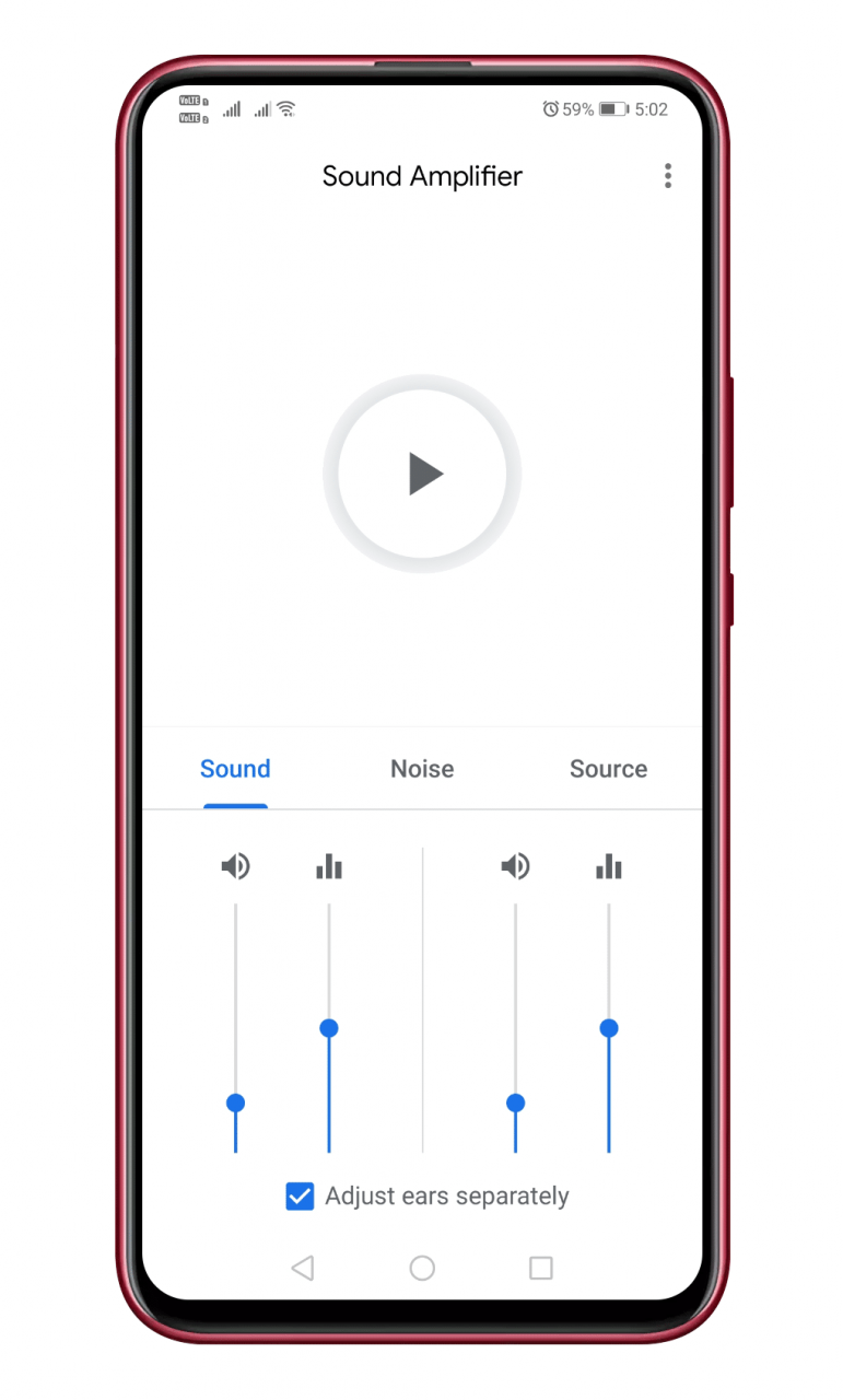 Cómo utilizar la aplicación de amplificación de sonido de Google en Android