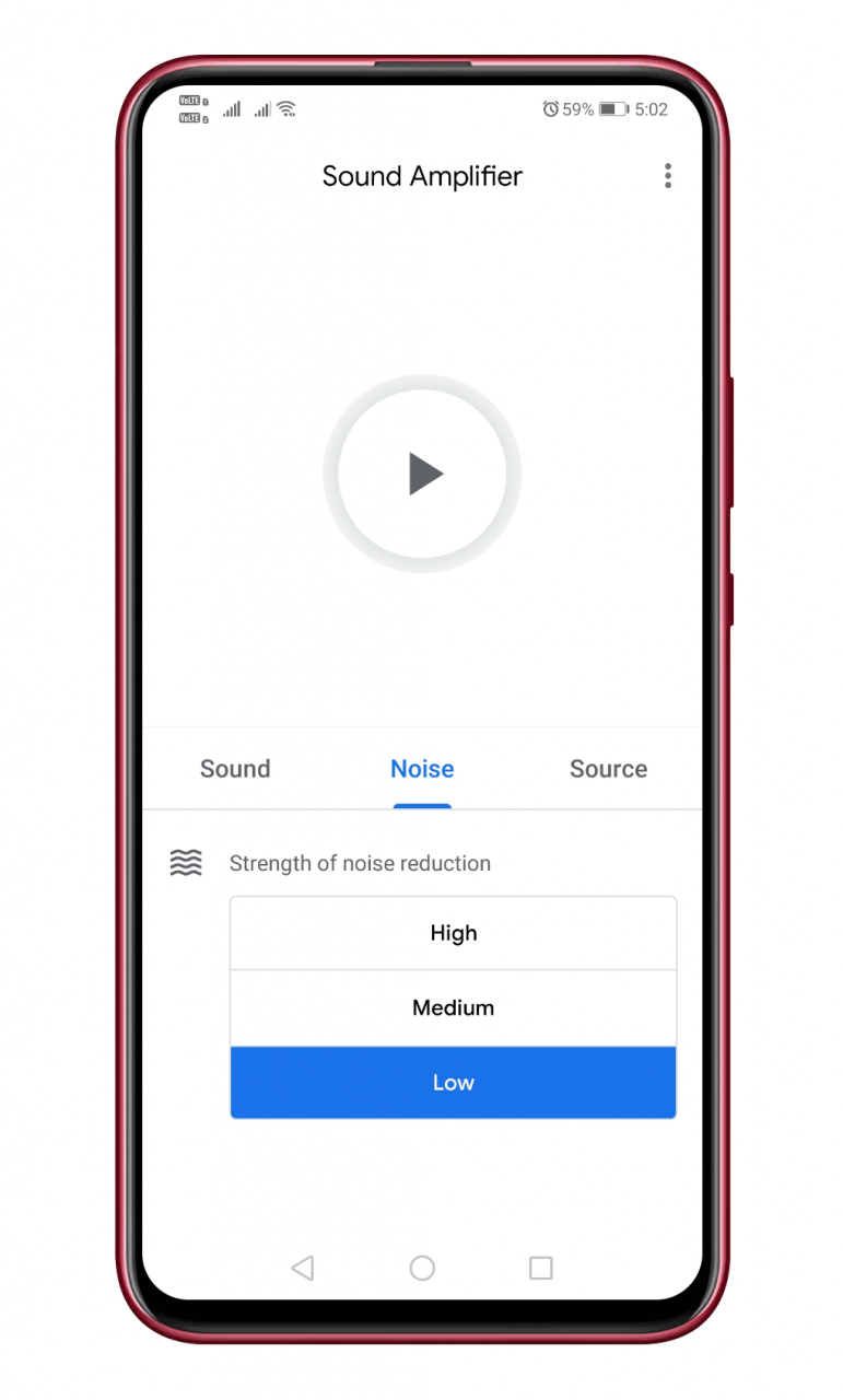 Cómo utilizar la aplicación de amplificación de sonido de Google en Android
