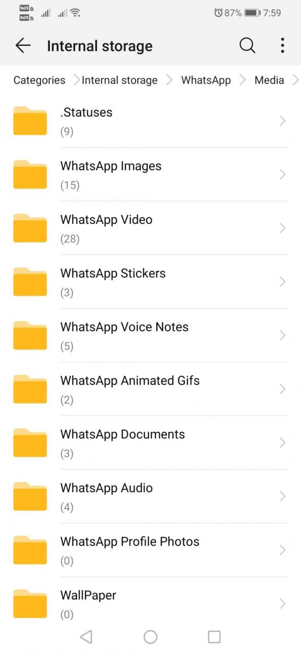 Cómo salvar el estado de Whatsapp sin hacer capturas de pantalla