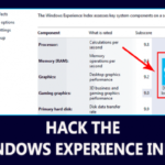 Así es como se puede piratear la puntuación del índice de experiencia de Windows