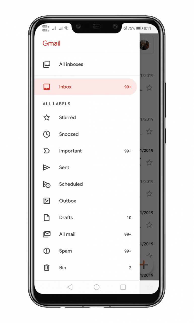Cómo inhabilitar el navegador In-App en Google App y Gmail