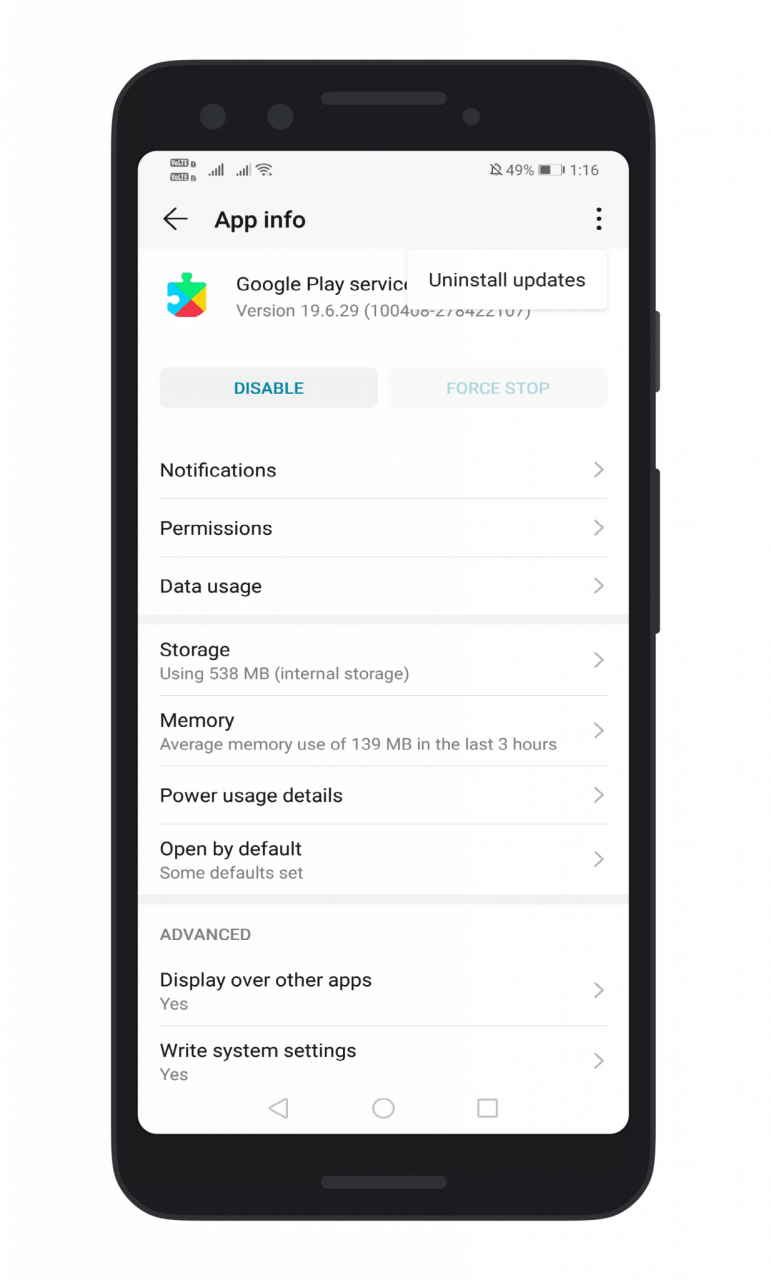 Cómo solucionar el error de los servicios de Google Play