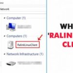 ¿Qué está mostrando el Ralink Linux Client en la red de Windows?