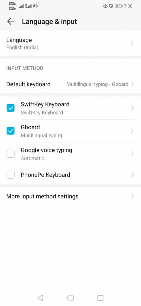 Cómo borrar el historial de teclado de cualquier dispositivo Android