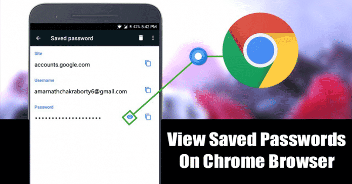 Cómo ver las contraseñas guardadas en Chrome para Android