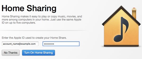 Cómo configurar y usar Compartir en Casa de iTunes