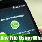 Cómo compartir casi cualquier archivo con WhatsApp