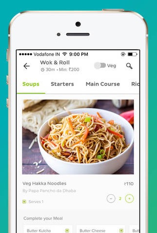 Las mejores aplicaciones para el iPhone para tener una entrega de comida a domicilio en la India