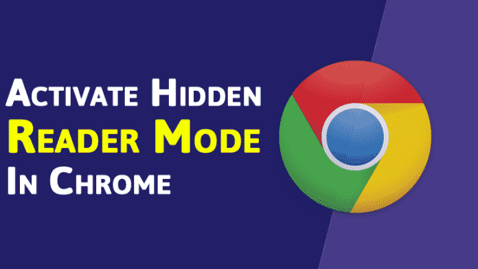 Cómo activar el modo de lectura oculta en el navegador Chrome