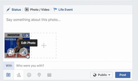 Cómo editar tu foto en el sitio web y la aplicación de Facebook