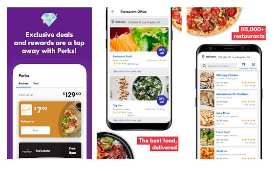 Las 10 mejores aplicaciones de entrega de alimentos para Android