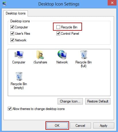 Cómo borrar u ocultar la papelera de reciclaje en Windows 7, 8 o 10