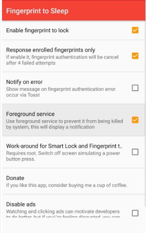 Cómo apagar la pantalla de Android con el escáner de huellas dactilares