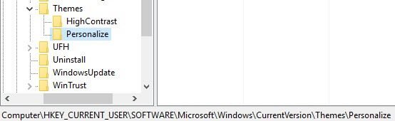 Cómo aplicar el color de acento sólo en la barra de tareas de Windows 10