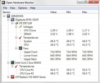 Cómo comprobar la temperatura de la CPU en Windows 10