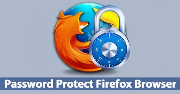 Cómo proteger el navegador Mozilla Firefox con una contraseña