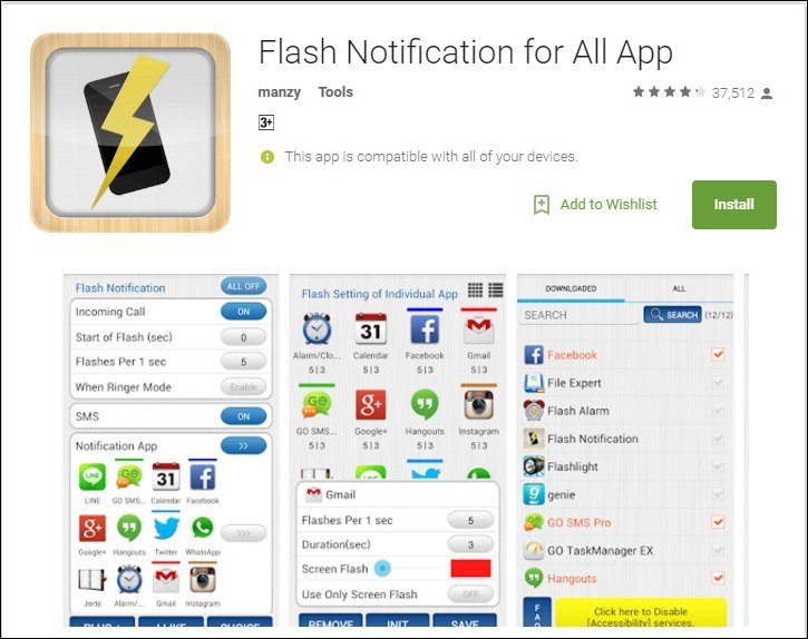 Cómo usar el flash LED como luz de notificación en Android o iPhone