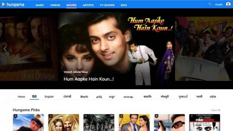 Los 10 mejores sitios para ver películas en hindi en línea de forma gratuita