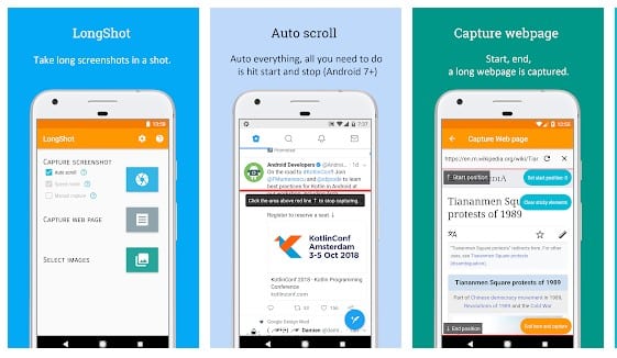Las 15 mejores aplicaciones de captura de pantalla sin raíz para Android 2020