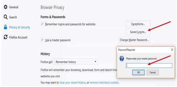 Cómo proteger el navegador Mozilla Firefox con una contraseña