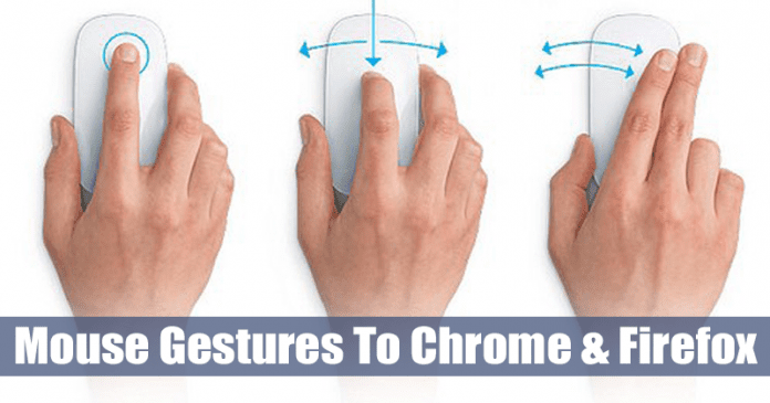Cómo añadir gestos de ratón a Chrome y Firefox
