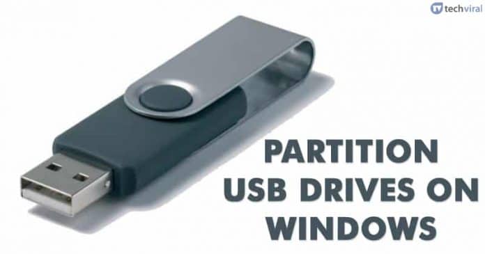 Cómo hacer una partición de las unidades USB en Windows 10